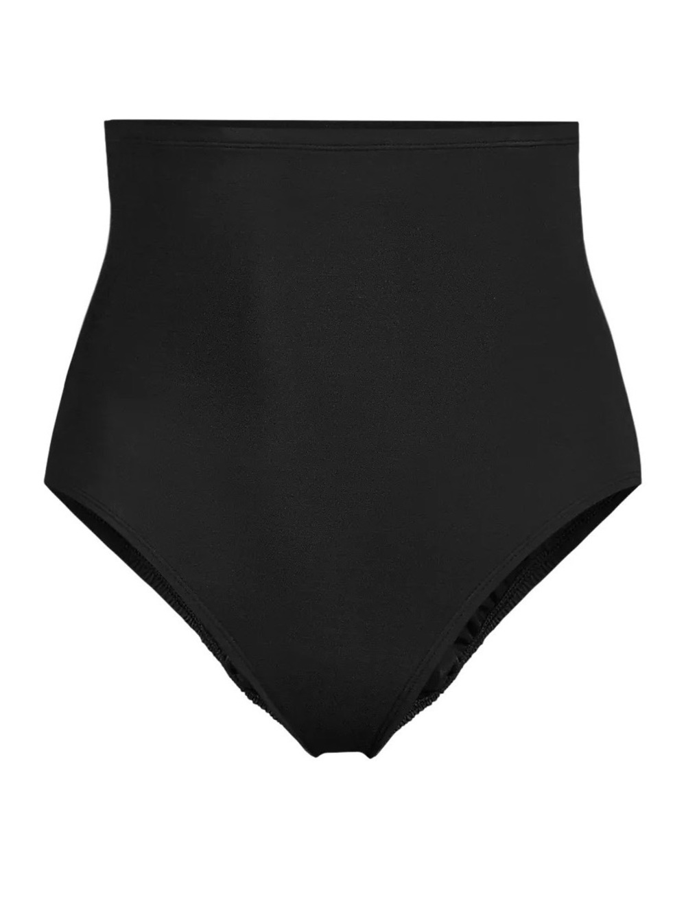 Lands' End Women's Ultra High-Waist Bikini Bottom in Black XL/18W